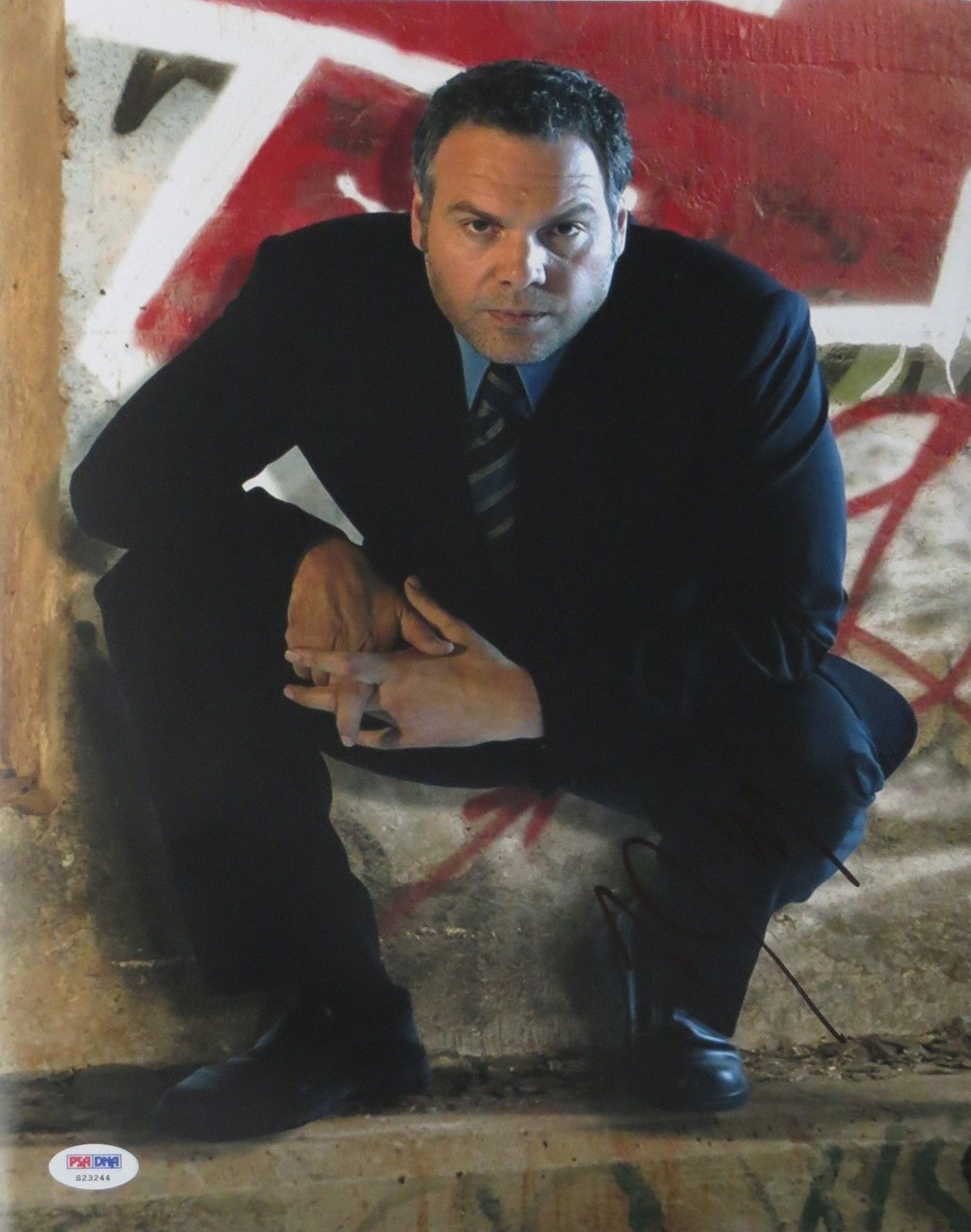 Vincent D'Onofrio Signed Law & Order Authentic 11x14 Photo Poster painting PSA/DNA #S23244