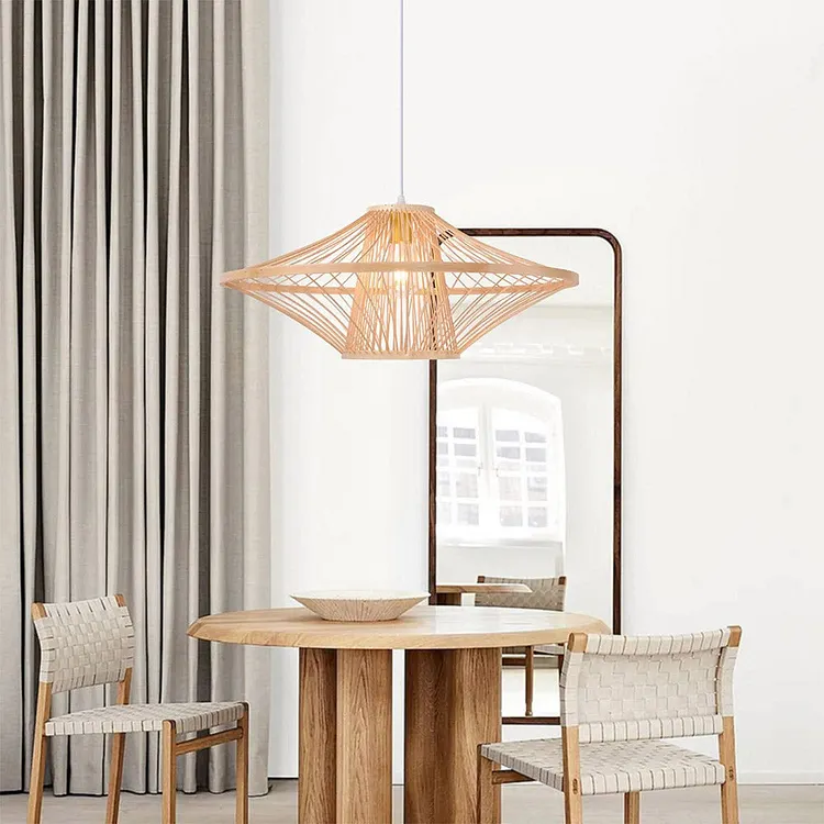 Creative Handcrafted Bamboo Pendant Light