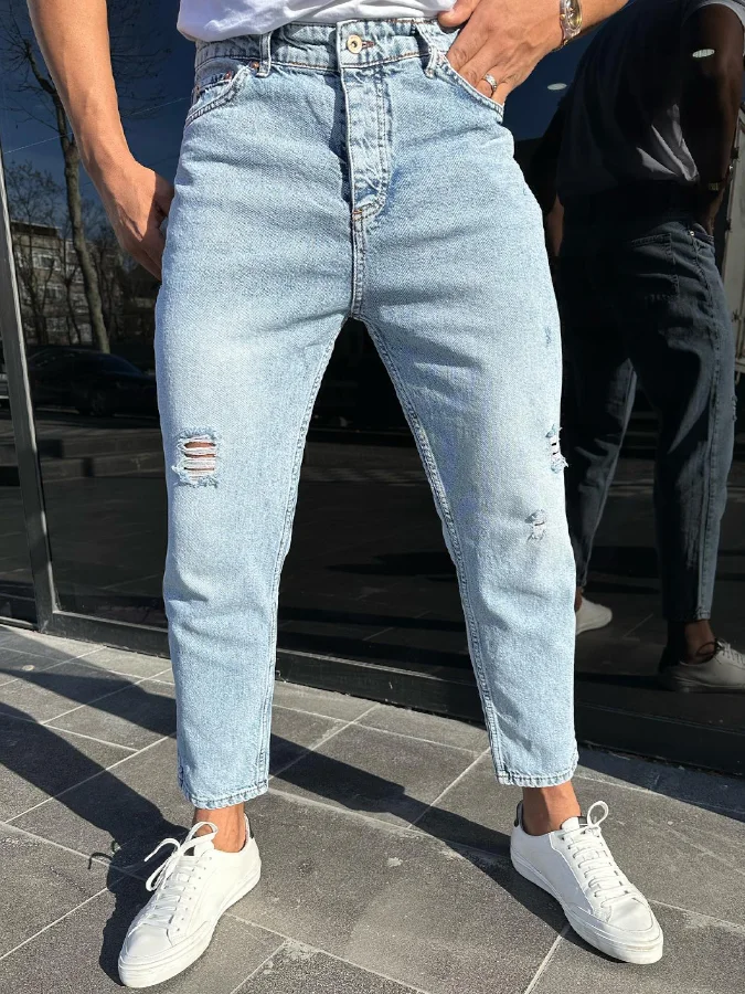 Fashion Slim Fit Ripped Jean