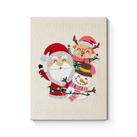 Santa and Friends - Punch Needle