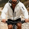 💥 2025 Hot Sale!Outdoor Leisure Jacket Loose Windproof Waterproof Solid Color Top Sports