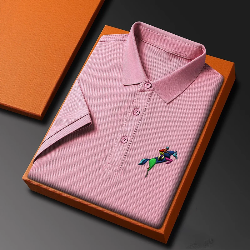 business casual  embroidered  polo shirts