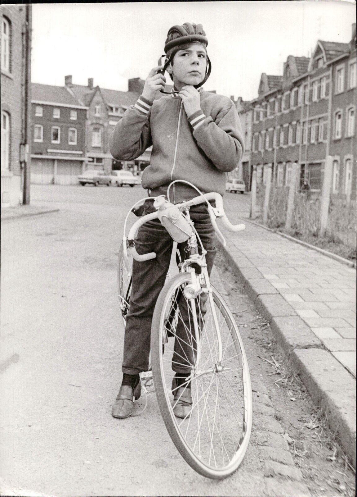 Heintje On Bicycle - Vintage Press Photo Poster painting Norbert Unfried (U-4716