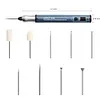  Rechargeble Engraving Pen with Bits Mini Engrave Polishing Tool Kit Electric Engraver Etching Pen for Jewelry Wood Resin Glass Ceramic Stone Metal Plastic Egg