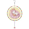 DIY Diamond Painting Double-sided Rotatable Hanging Wind Chime Suncatcher Hanging Kit