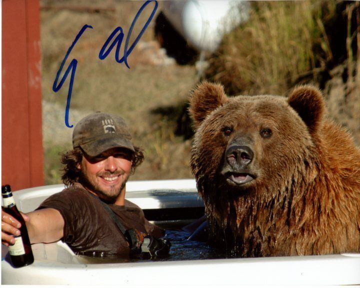 CASEY ANDERSON signed autographed GRIZZLY BEAR HOT TUB 8x10 Photo Poster painting