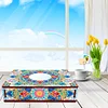 (US Local)Diamond Painting Storage Box DIY 5D Diamond Painting Jewelry Box for Women (B)