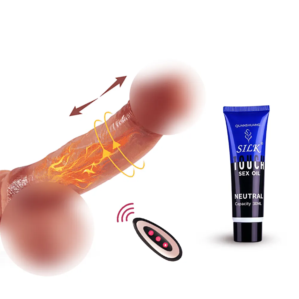 Thrusting Massager & Rose Suction Toy Vibrator