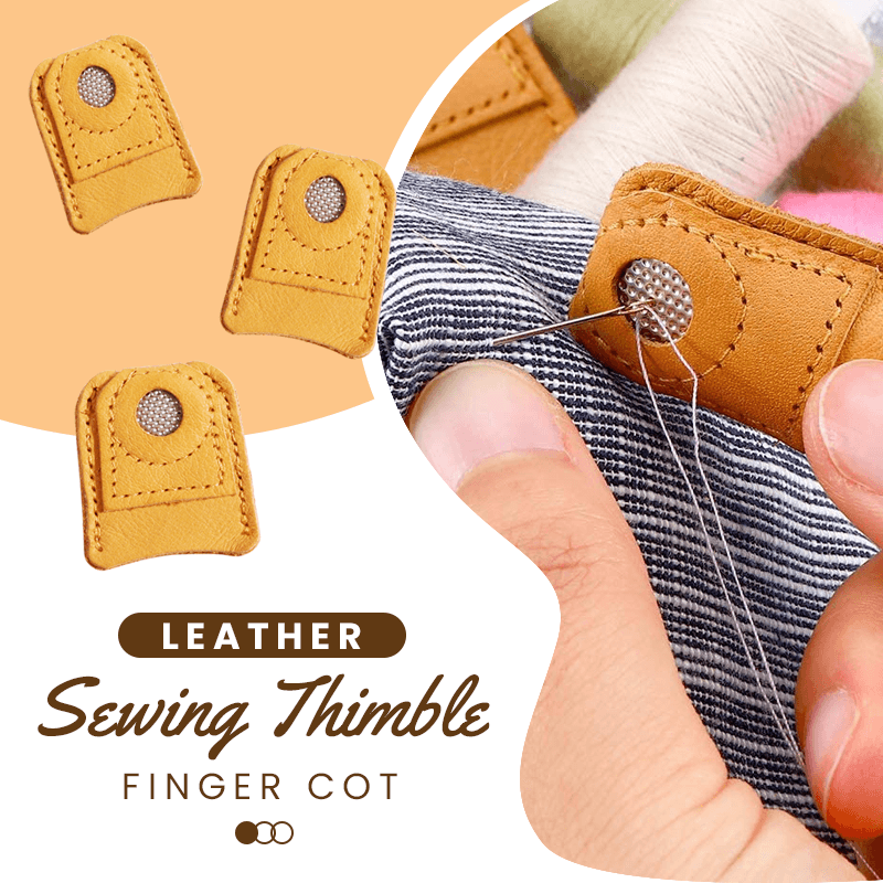 Leather Sewing Thimble Finger Cot