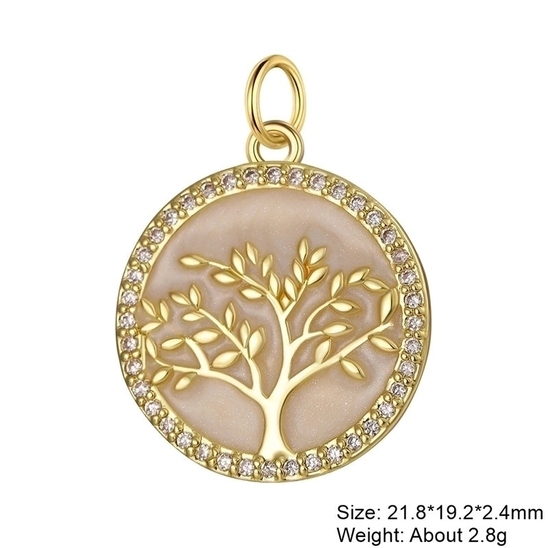 Classic Style Heart Shape Copper Plating Inlay Zircon 18k Gold Plated White Gold Plated Charms Jewelry Accessories