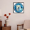 Diamond Painting-DIY Full Round Drill Stained Glass Polar Bear