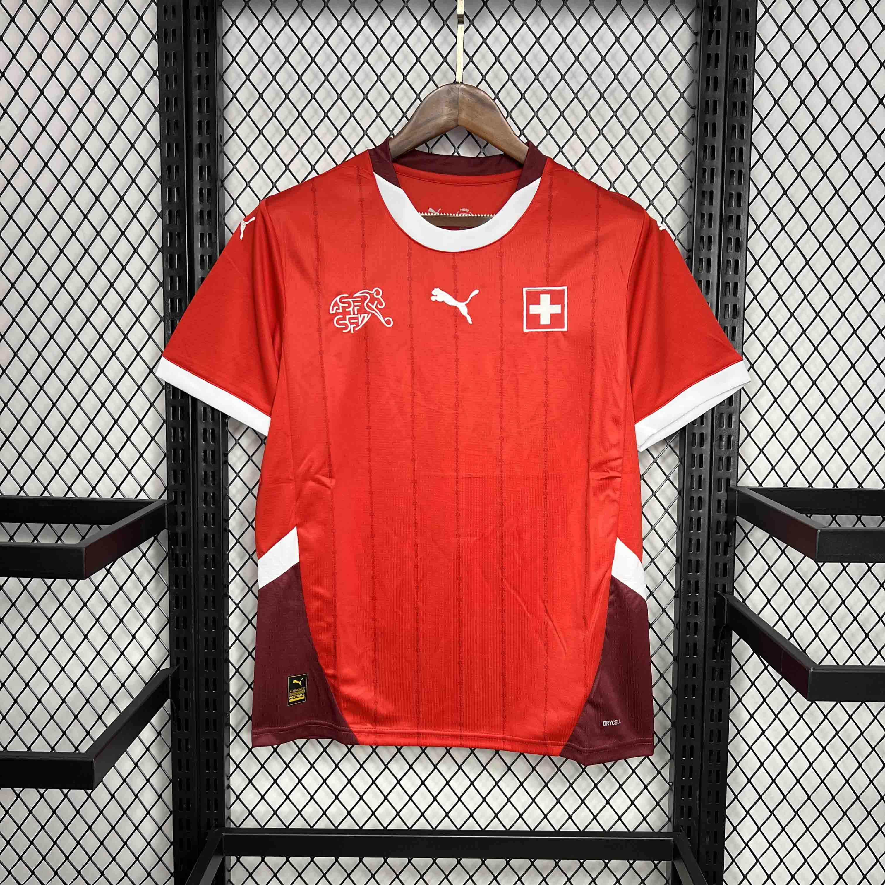 Switzerland 2024 Home Stadium Jersey - Fans Version