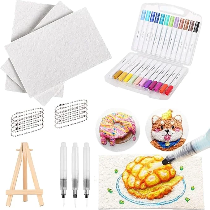 😃 Great Summer Activity Idea! – Magic 3D Foam Texture Painting Kit 🎨✨