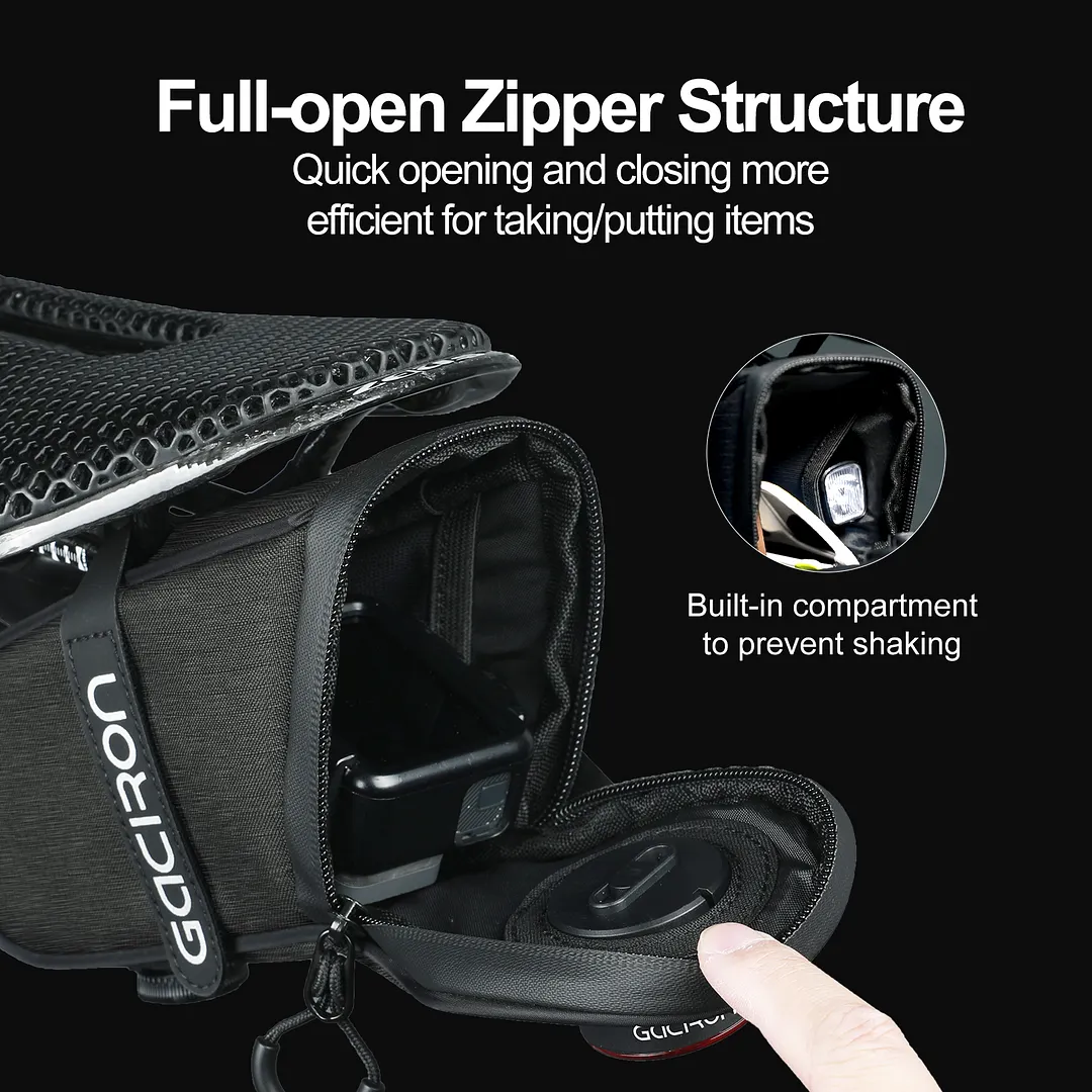BIRD NEST300G  Aero Saddle Bag withMagnetic Smart Taillight