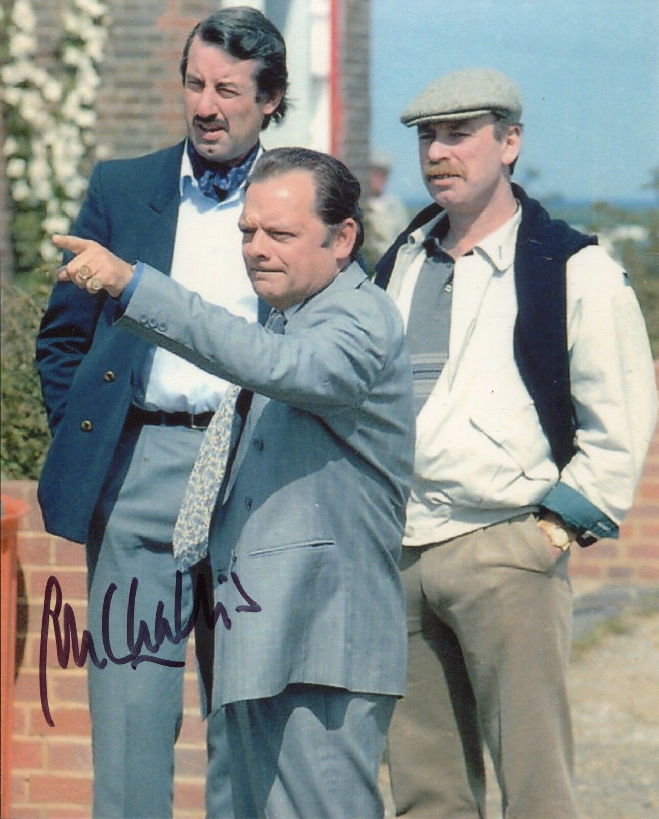 John Challis signed ONLY FOOLS & HORSES comedy 8x10 Photo Poster painting UACC DEALER