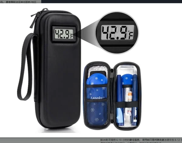❄️Insulin Cooler Travel Case with Temperature Display