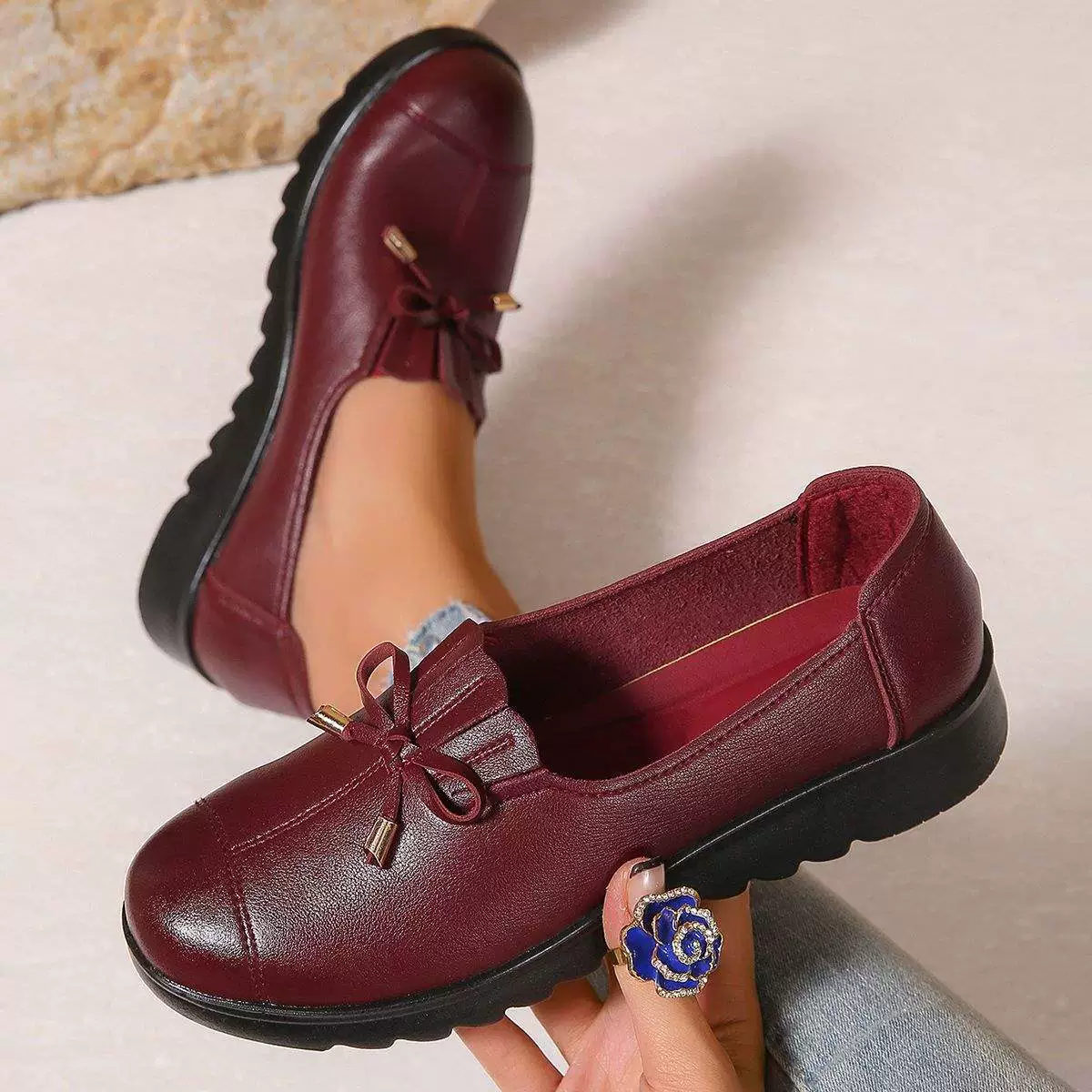 Phaedra slip-ons