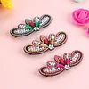3pcs Butterfly Rhinestone Hair Clip DIY Crystal Bowknot Barrettes Kit