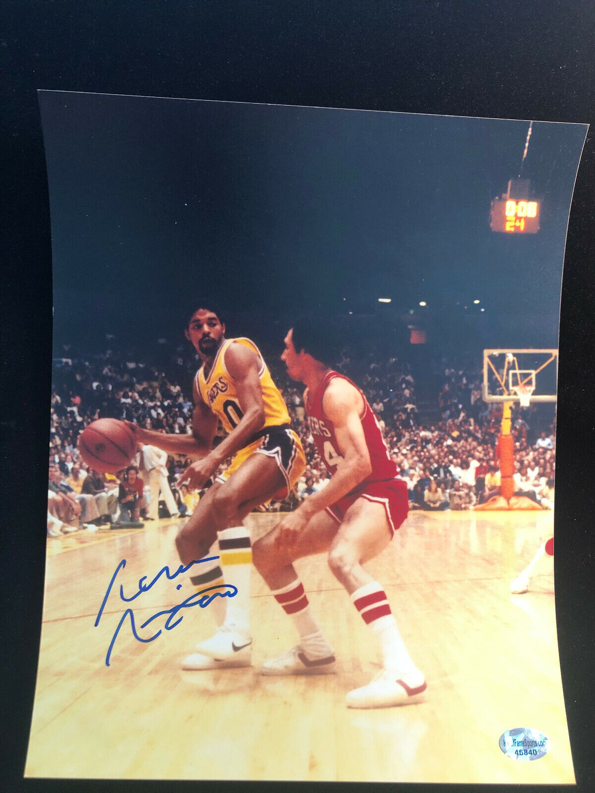 Norm Nixon Signed Autographed Photo Poster painting - COA - Los Angeles Lakers