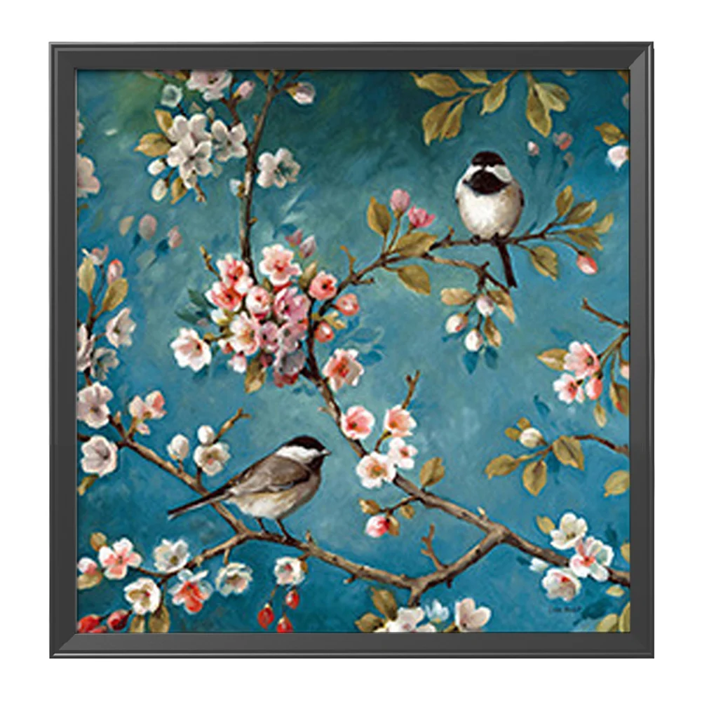 11ct Stamped Cross Stitch - Bird Branch(45*45cm)