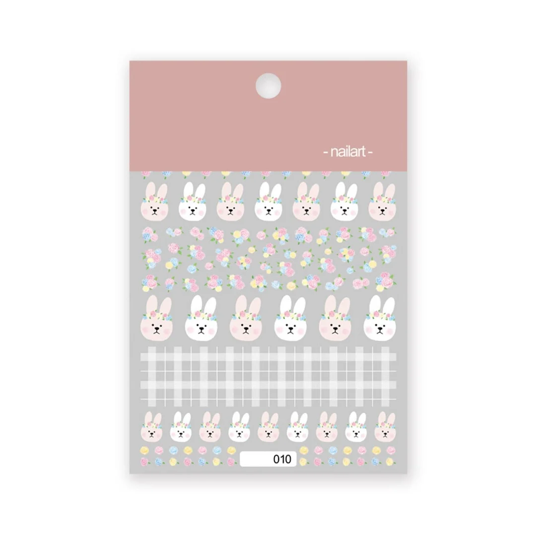 Yellow Smiles Sun and Moon Clouds High Quality 3D Engraved Nail Stickers Nail Art Decorations Nail Decals Design-Nail Inspo