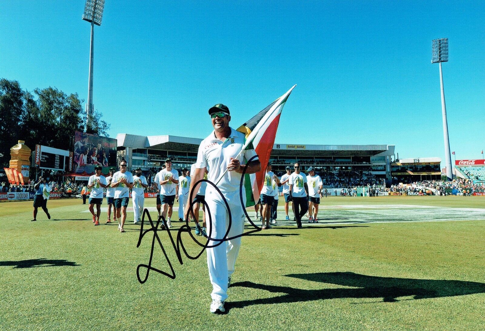 Jacques KALLIS Signed Autograph 12x8 Photo Poster painting 4 AFTAL COA South Africa CRICKET