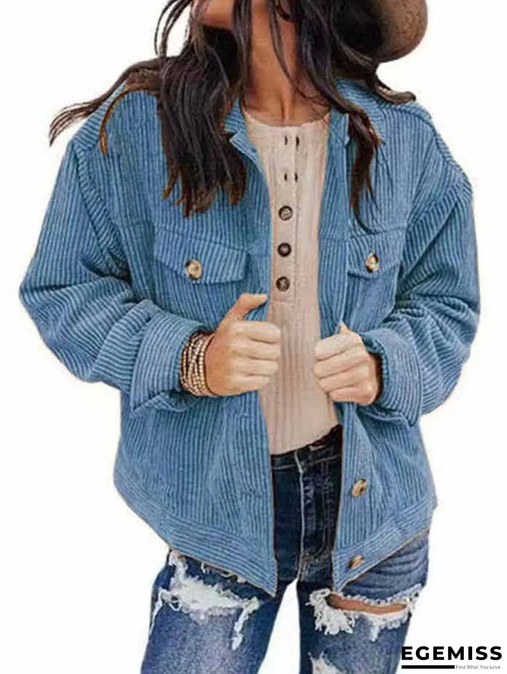 Fall/Winter Solid Color Loose Jacket | EGEMISS