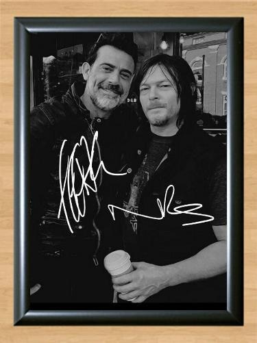 Norman Reedus Jeffrey Dean Walking Dead Signed Autographed Photo Poster painting Poster Print Memorabilia A3 Size 11.7x16.5