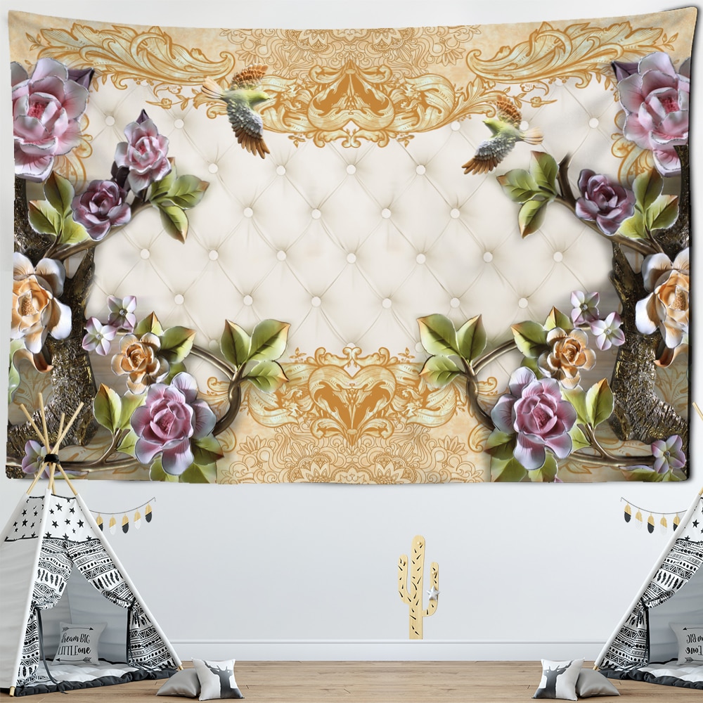 

Wall Tapestry - Flower Green Plant-150*130cm, 501 Original