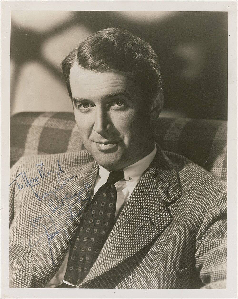 JAMES 'JIMMY' STEWART Signed Photo Poster paintinggraph - Film Actor - Preprint