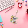 1Pc DIY Diamond Painting Lettter Keychain