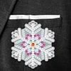 5pcs DIY Diamond Painting Handwork Christmas Brooch Kit