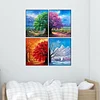4Pack Season View-Full Round Diamond Painting(30x40cm)