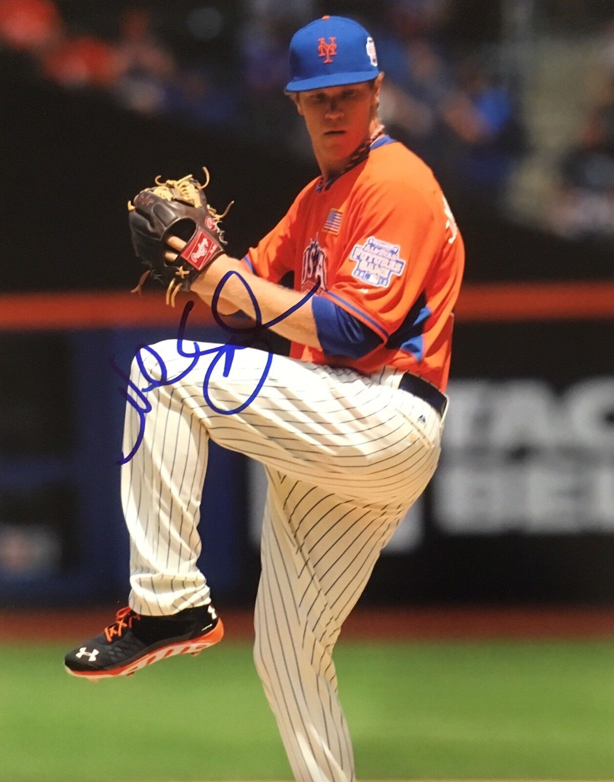 PROOF! NOAH SYNDERGAARD Signed Autographed 8x10 Photo Poster painting New York Mets