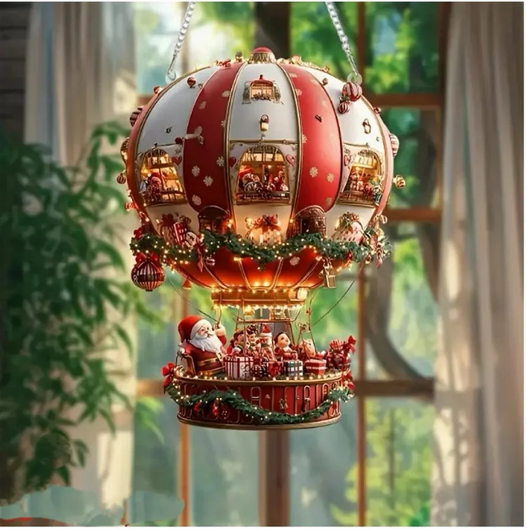 🎈Christmas Hot Air Balloon Decoration