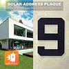 17cm Solar Lighted House Numbers IP44 Waterproof Light Up LED Address Signs
