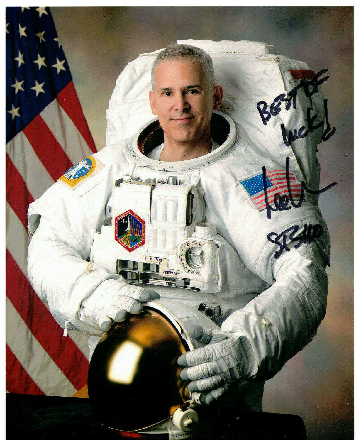 Lee Morin Authentic Signed 8x10 Photo Poster painting Autographed, NASA, Astronaut, Space