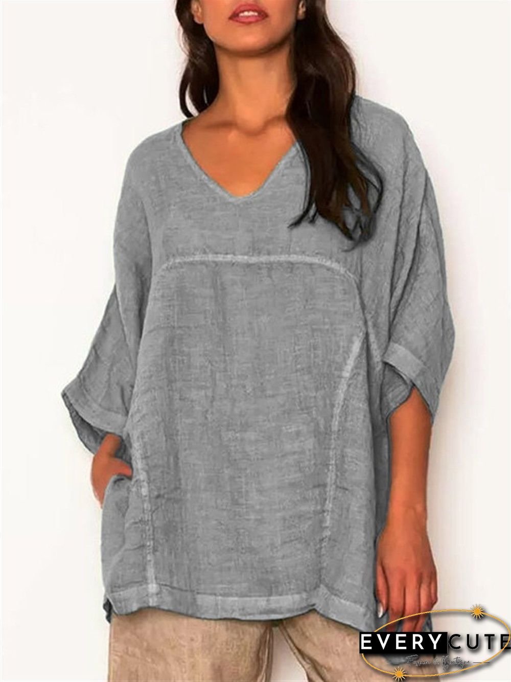 V-Neck Joint Summer Women Top