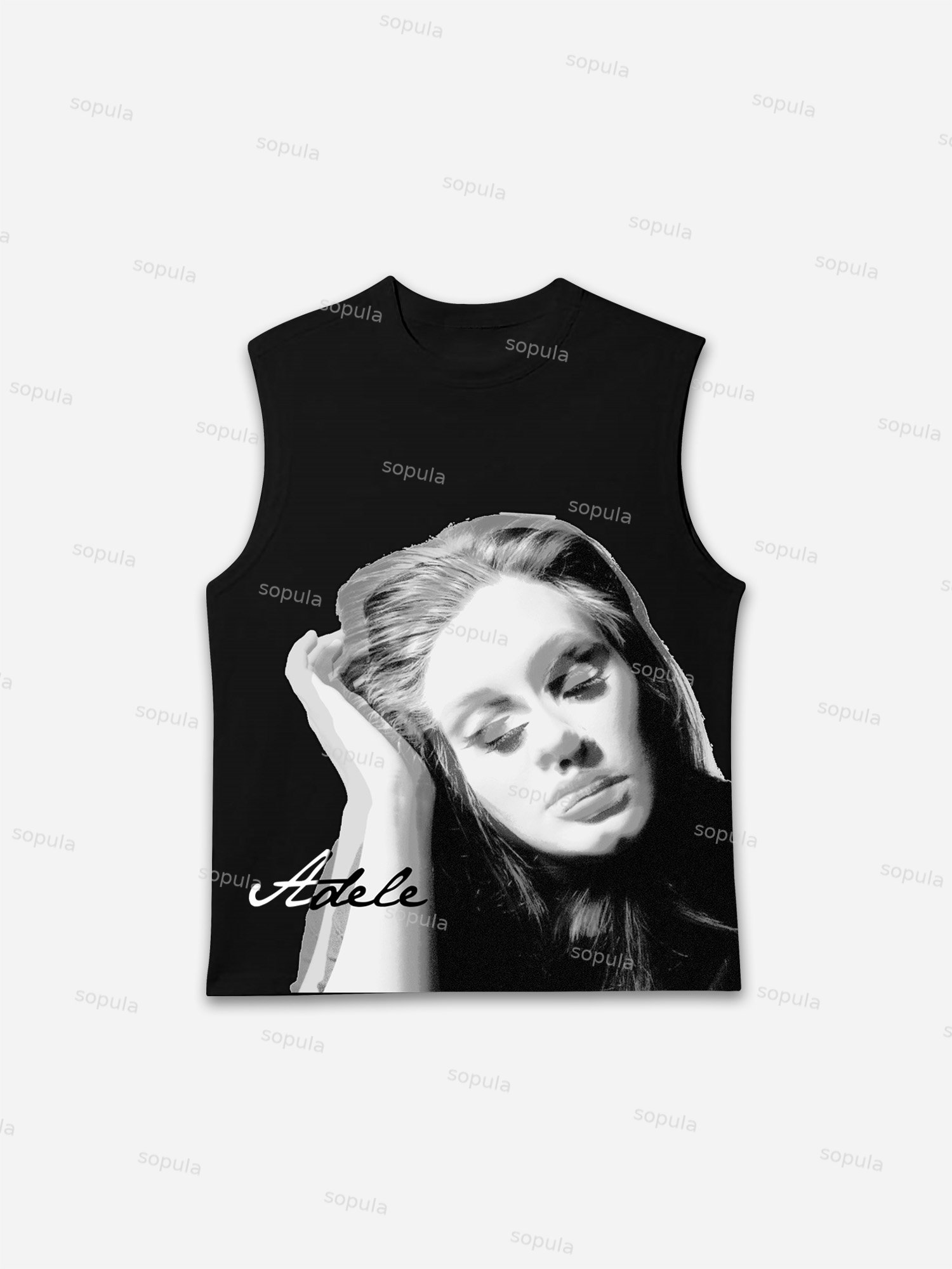 Vintage Adele Graphic Tank Top - SOPULA