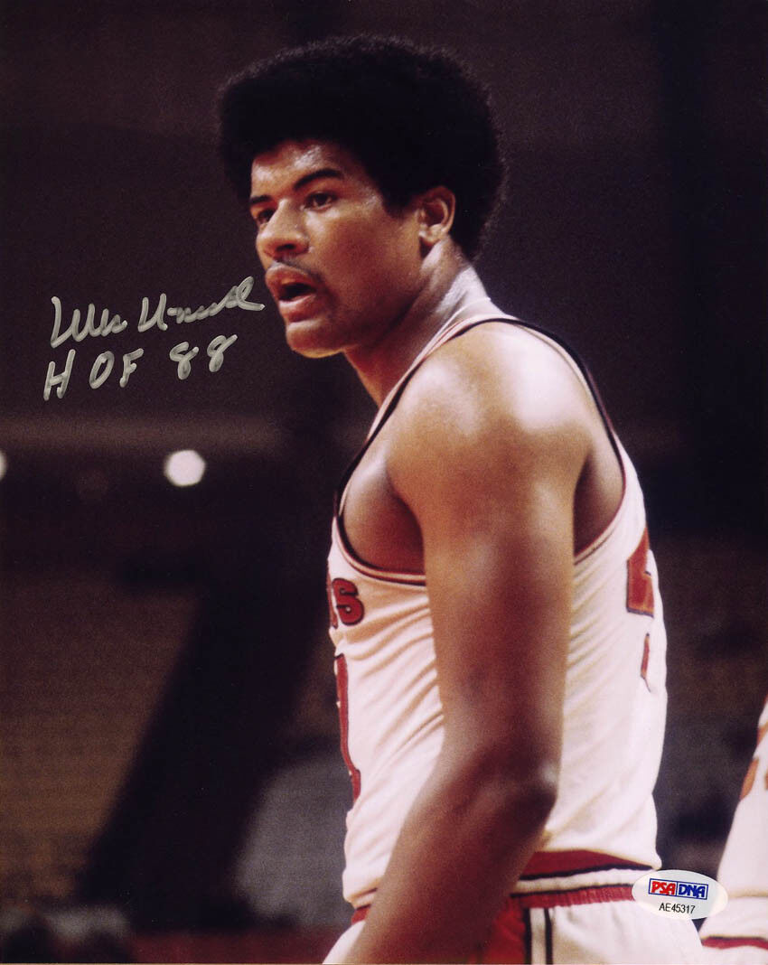 Wes Unseld SIGNED 8x10 Photo Poster painting + HOF 88 Washington Bullets PSA/DNA AUTOGRAPHED