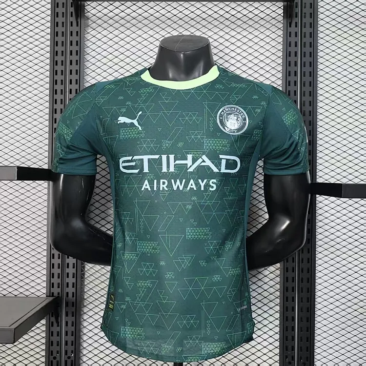 2025-2026 Manchester City Away Player Version Football Jersey, 1:1 Replica, Thai Quality