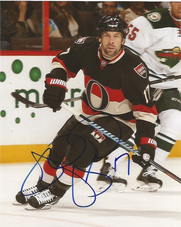 Ottawa Senators David Legwand Signed Autographed 8x10 NHL Photo Poster painting COA