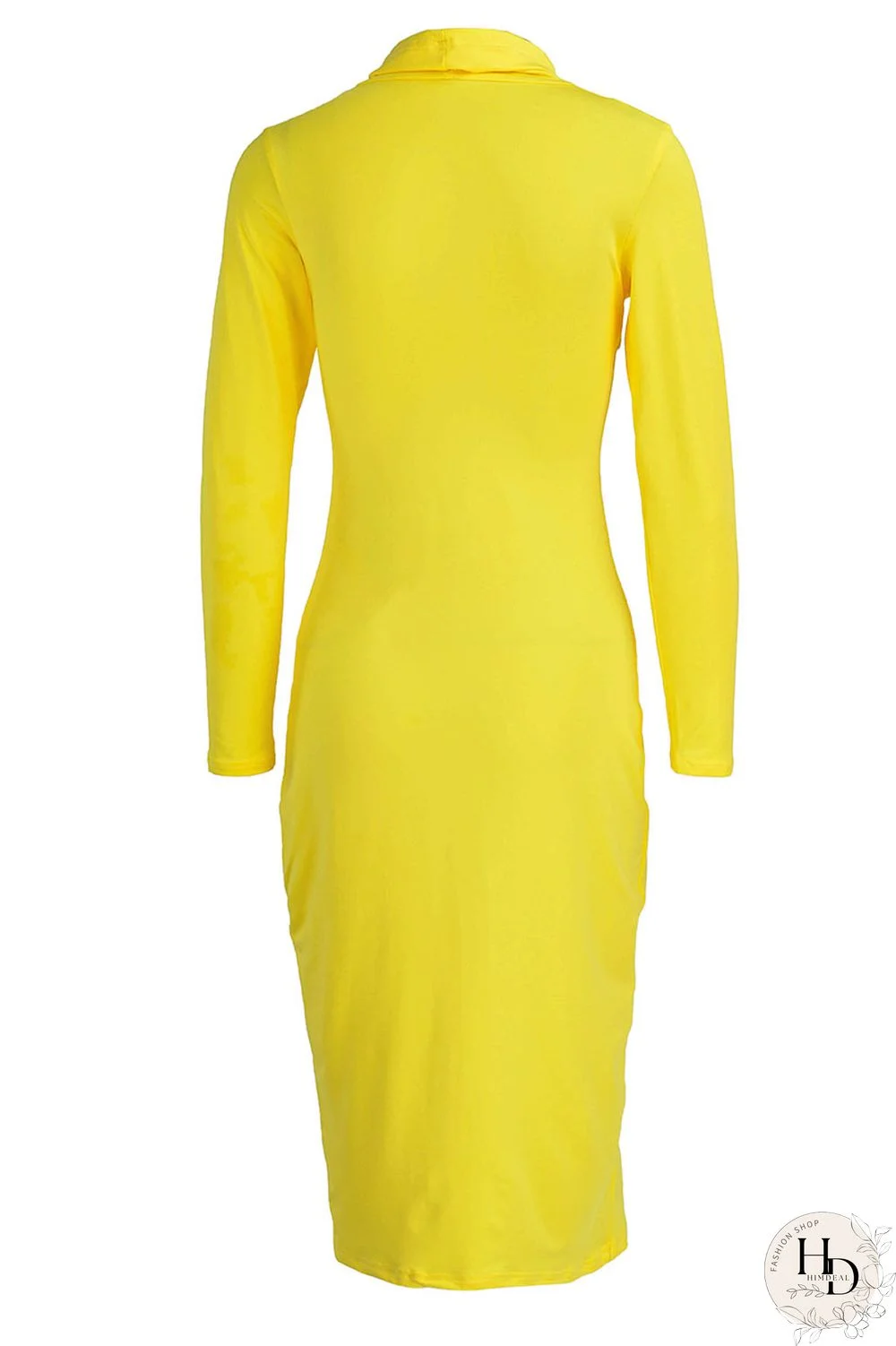 Red Sexy Solid Patchwork O Neck Pencil Skirt Dresses