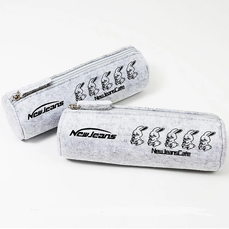 New Jeans Bunny Cylinder Pencil Case