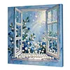 DIY Pearl Painting Kits with Frame 30x30cm Pearl Gem Paintings Picture Arts Craft for Adults Beginners Gift Home Wall Decor