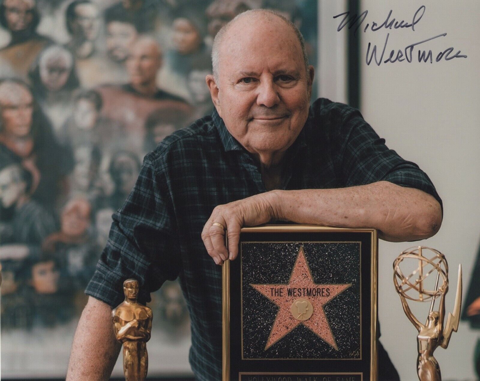 MICHAEL WESTMORE MAKEUP ARTIST SIGNED AUTOGRAPH 8X10 Photo Poster painting