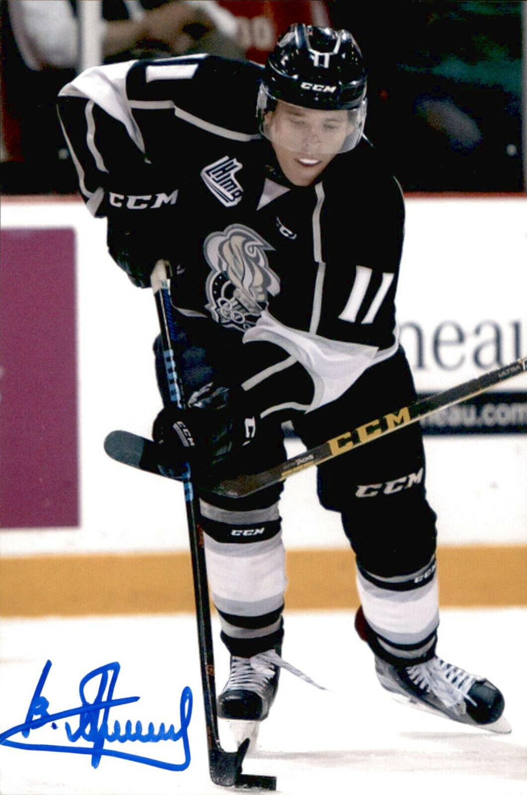 Vitali Abramov SIGNED 4x6 Photo Poster painting GATINEAU OLYMPIQUES / COLUMBUS BLUE JACKETS