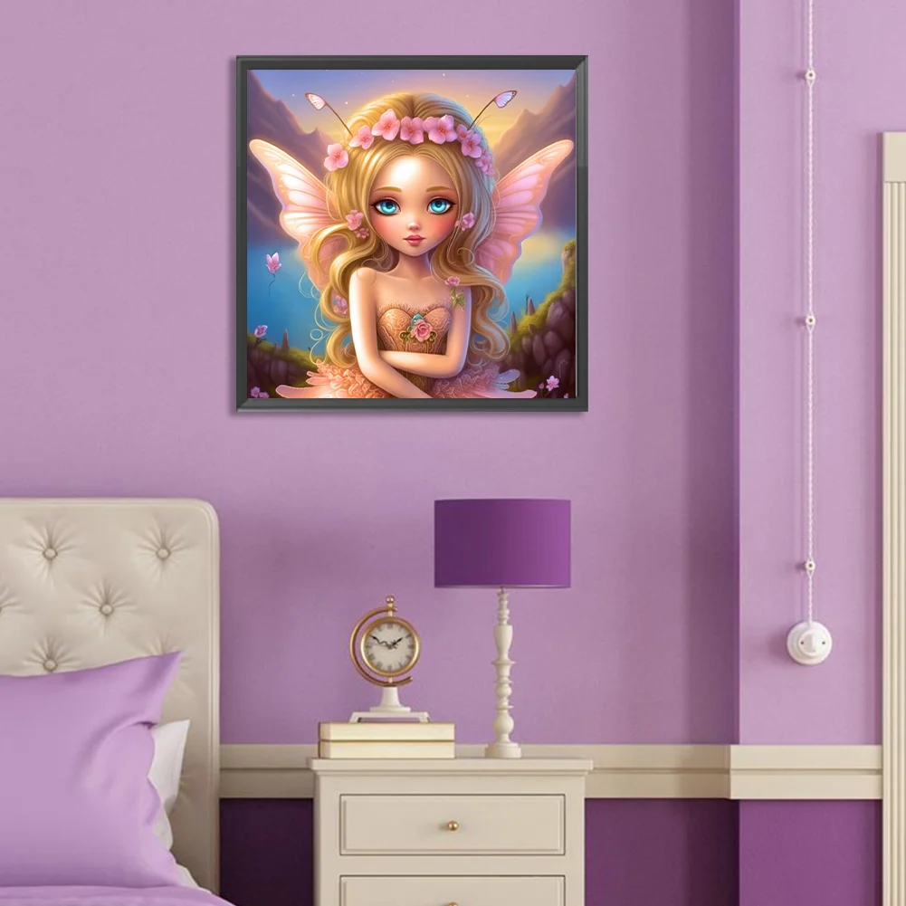 Diamond Painting - Full Round Drill - Elf Girl(Canvas|30*30cm)