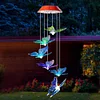 Solar Cardinal Wind Chime Light