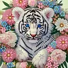 DIY Special Shaped Drill Diamond Painting Kit Framed - Tiger